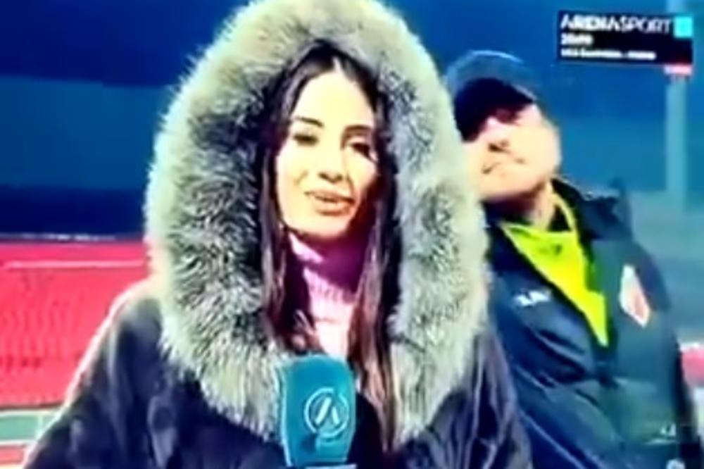 LALATOVIĆ U ELEMENTU: Trener Vojvodine se posle meča našalio sa lepom reporterkom! CRVENKAPO VIDEO