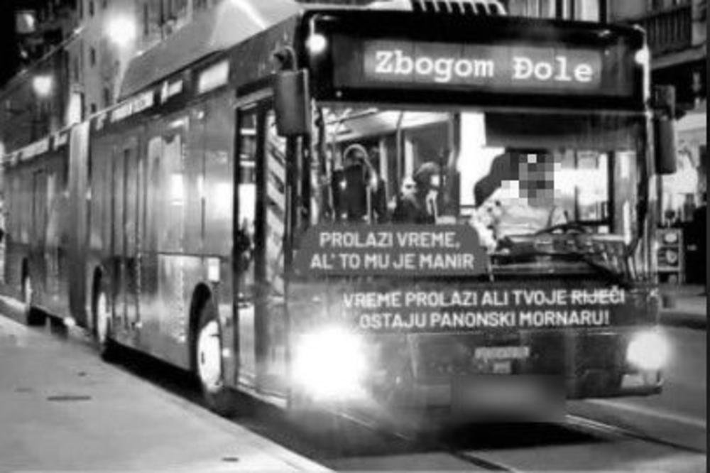 SARAJEVO SE NA POSEBAN NAČIN OPROSTILO OD BALAŠEVIĆA: Autobus ispisan posebnim citatom posvećenom velikanu: ZBOGOM ĐOLE! (FOTO)