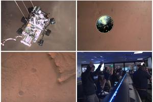 POGLEDAJTE KAKO JE IZGLEDALO SLETANJE ROVERA NA MARS: Objavljeni prvi snimci sa crvene planete (VIDEO)