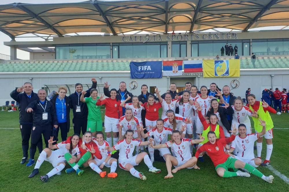 “ORLOVI”, UGLEDAJTE SE NA DEVOJKE: Fudbalerke Srbije pobedile Rusiju sa 2:0!
