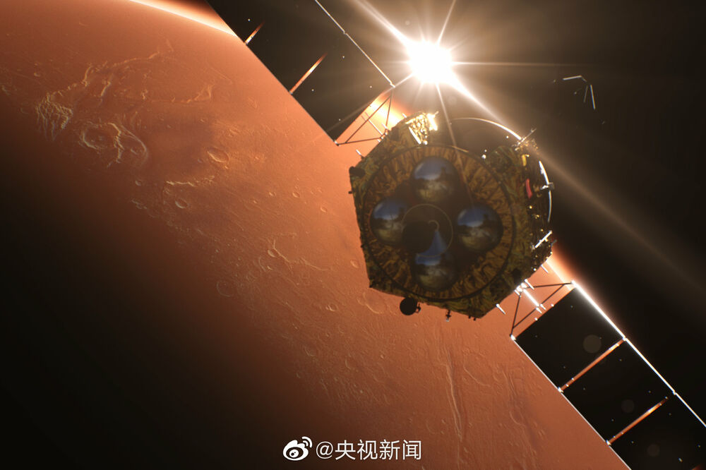 I KINESKI ROVER STIGAO DO MARSA: Svemirski brod Tianven-1 ušao u orbitu Crvene planete! Sletanje za tri meseca! (FOTO)