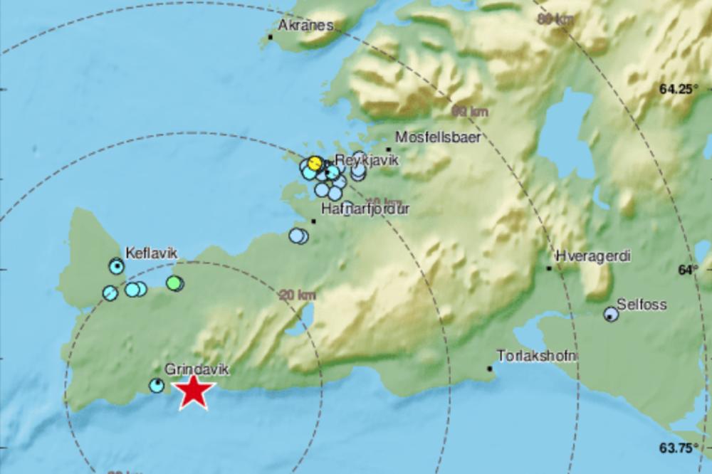 ZEMLJOTRES NA ISLANDU Prvi je bio jak, a onda je usledila serija potresa! Cifra za sada na 40!