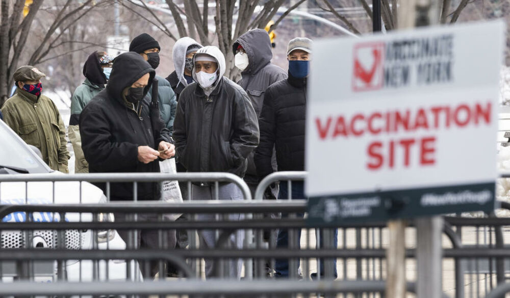 Red za vakcinaciju u Njujorku