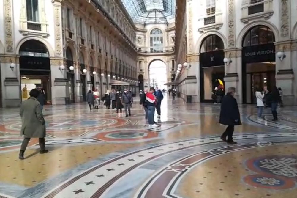 KURIR U MILANU: Grad umetnosti i mode tokom pandemije NEPREPOZNATLJIV! Milanska skala i trg Duomo skoro prazni (KURIR TV)