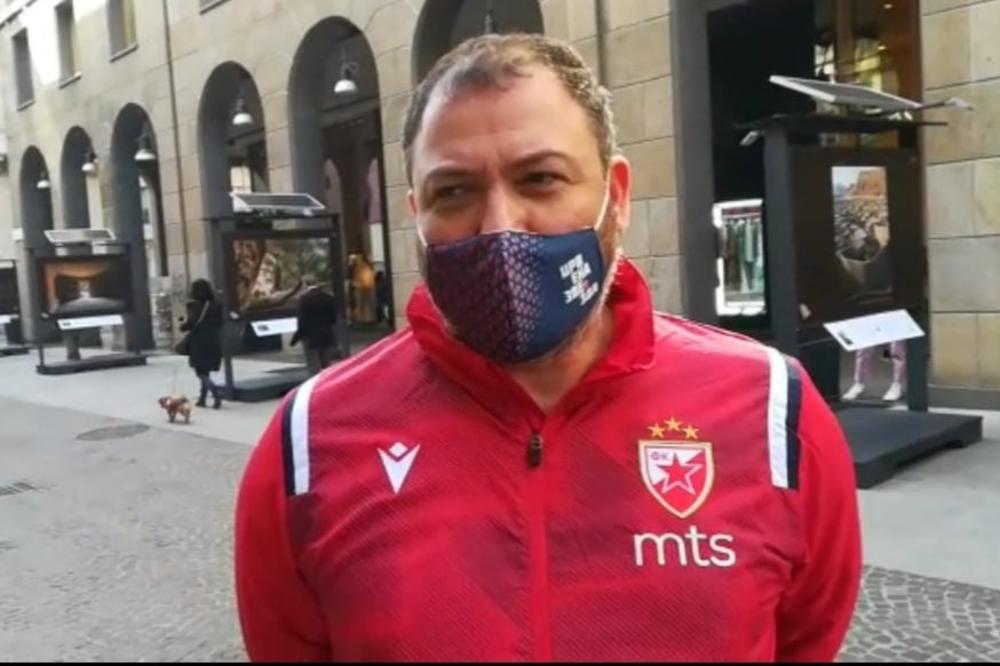 JUG RADIVOJEVIĆ UZ CRVENO-BELE U MILANU Poznati srpski reditelj veruje u trijumf Zvezde: Pokazaćemo se u najboljem svetlu! (VIDEO)