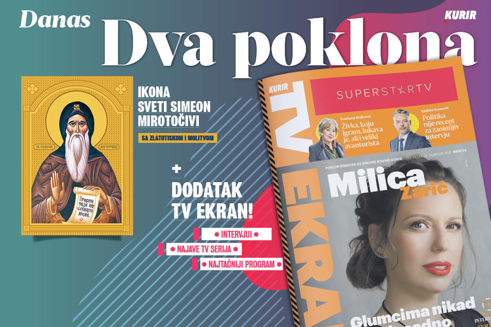 DANAS DVA POKLONA U KURIRU! Ikona Sveti Stefan Mirotočivi s zlatotiskom i molitvom i dodatak TV Ekran