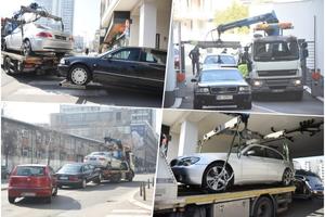 KURIR ISPRED ŠTEK-STANA NA PALILULI: Policija iz garaže izvozi automobile uhapšenog vođe Alkatraza, jedan ima i blinkere KURIR TV