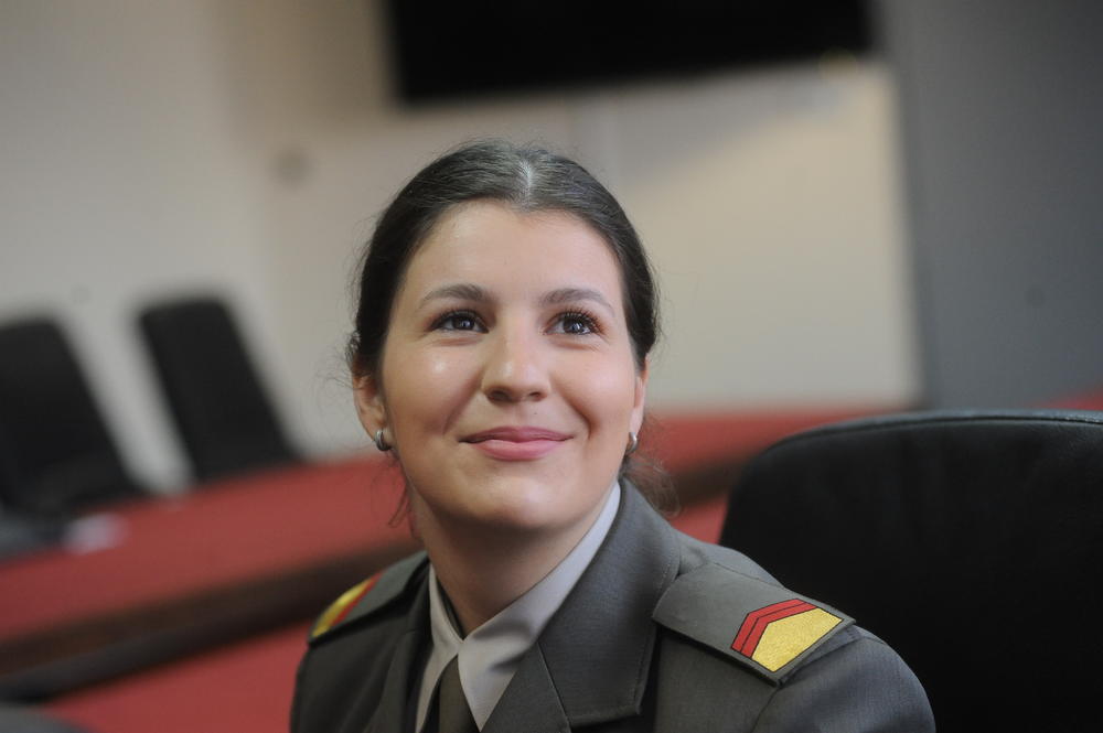 Jovana Milovanović, kadeti, Vojna akademija, Vojska Srbije, upis u vojne škole