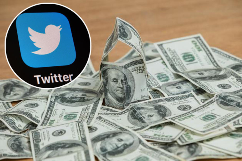 Tviter, novac