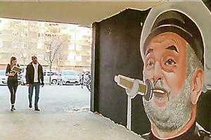 RAD UROŠA ŠTRBOJE I DALJE TEMA BROJ JEDAN: Balaševićev mural ide na popravni, a neki slike uličnog umetnika su genijalne! FOTO