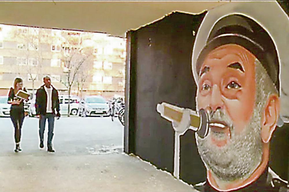 RAD UROŠA ŠTRBOJE I DALJE TEMA BROJ JEDAN: Balaševićev mural ide na popravni, a neki slike uličnog umetnika su genijalne! FOTO