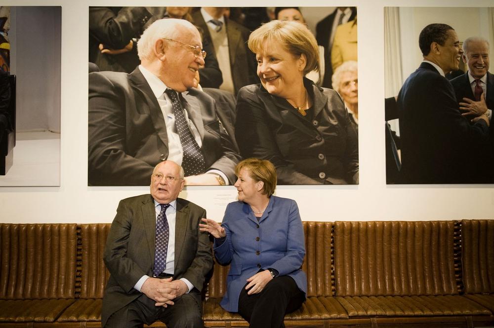 Mihail Gorbačov, Angela Merkel