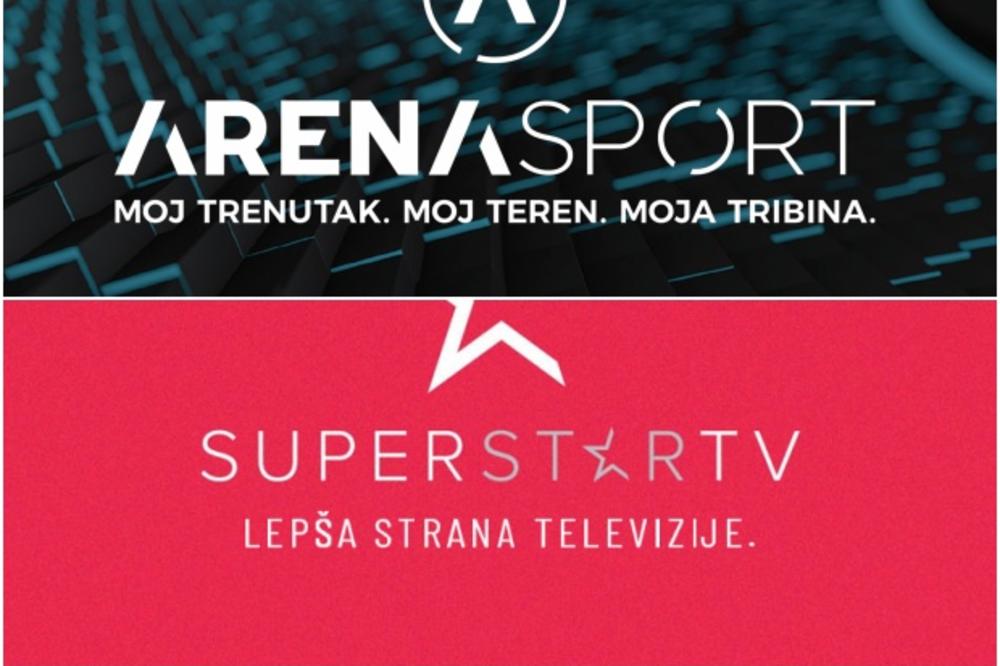 Uz SuperStar TV i Arena Sport skoro milion gledalaca svakog dana