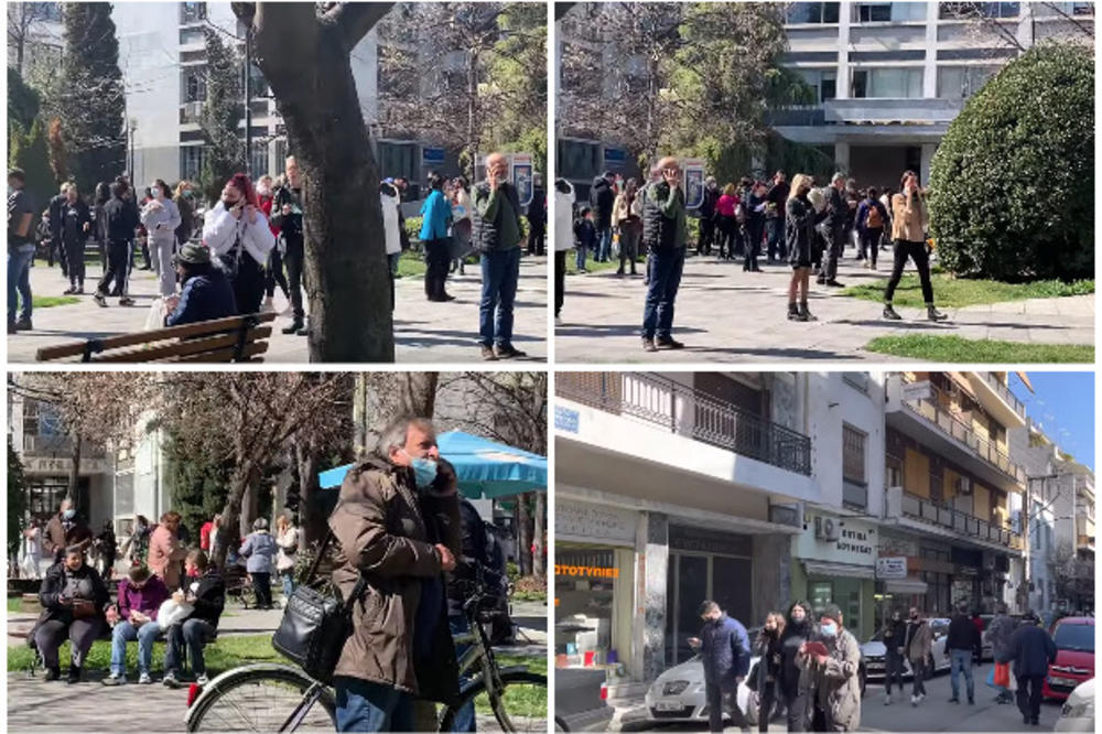 SNAŽAN ZEMLJOTRES OD 6 STEPENI U GRČKOJ: Ljudi u panici istrčali na ulice, osetio se i u regionu! (VIDEO)