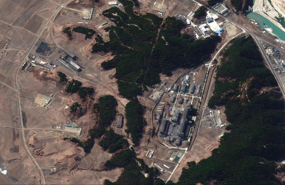 Severna Koreja, satelitski snimak, Pjongjang