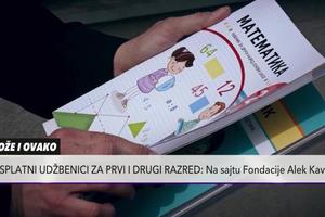 OKRŠAJ ZBOG BESPLATNIH UDŽBENIKA: Profesor Kavčić nudi knjige, autor Albijanić najavljuje tužbu za krađu (KURIR TELEVIZIJA)