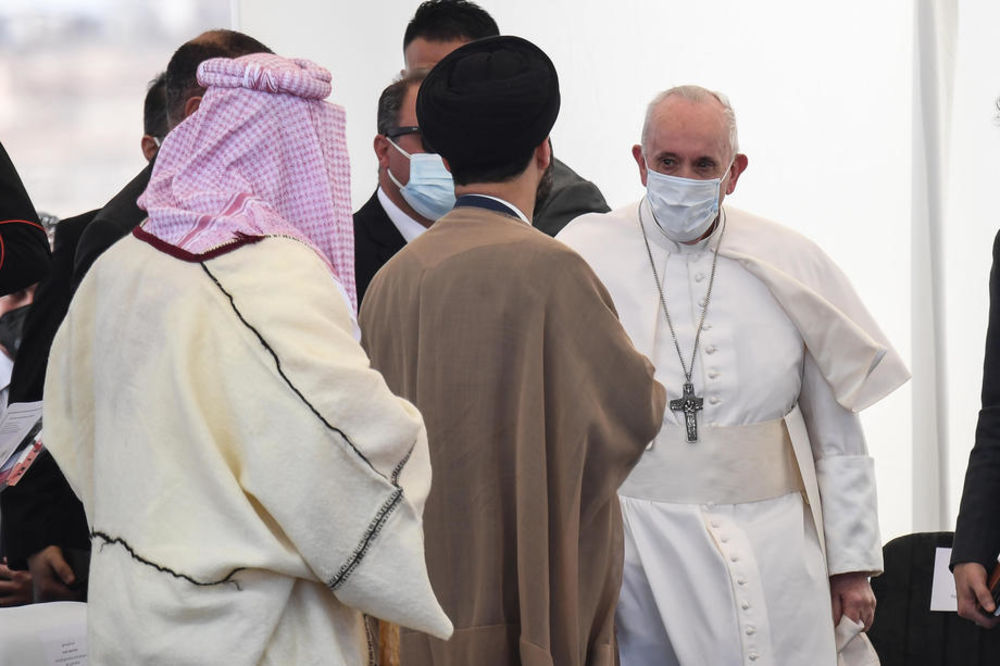 papa Franja, Irak