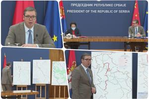 VUČIĆ POSLE SASTANKA SA ČEN BO: Auto-put Čačak-Požega do Svetog Nikole! Pokazao mapu kako Srbija treba da izgleda do 2025.
