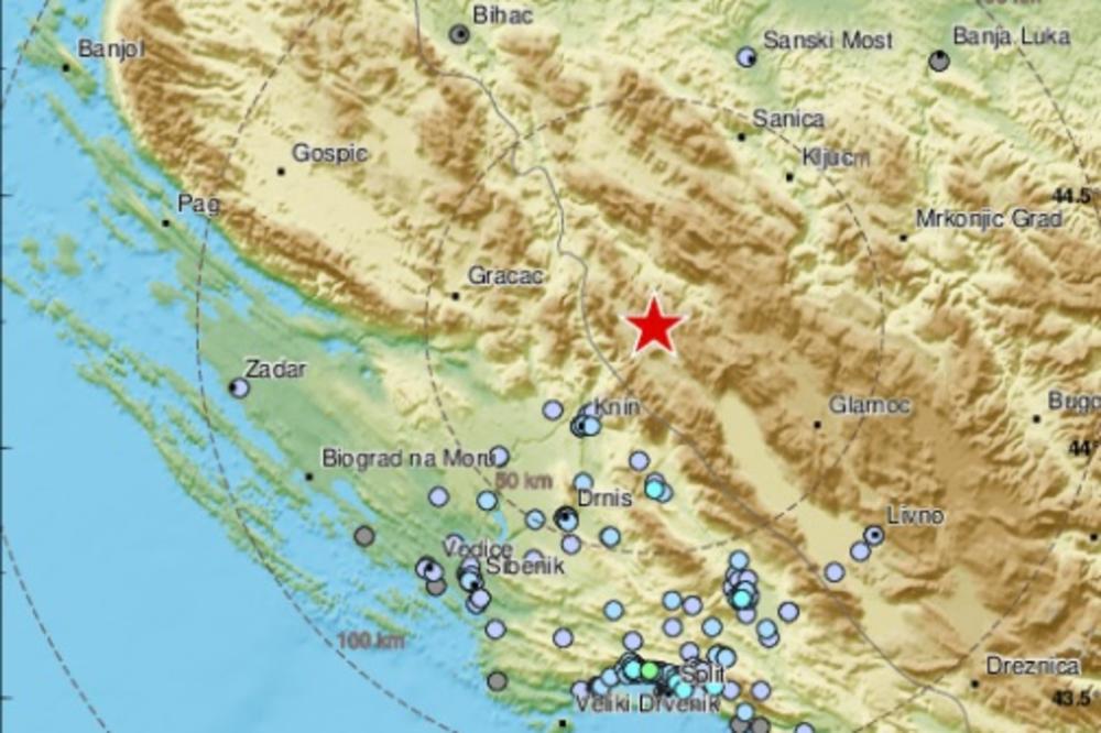 ZEMLJOTRES KOD BOSANSKOG GRAHOVA: Tresli se zidovi i ormari! Potres jačine 3,1 stepen se osetio i u Dalmaciji!