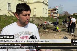 NOVA OTKRIĆA NA ISKOPINAMA U SREMSKOJ MITROVICI: Arheolozi otkrili predmete od NEVEROVATNE vrednosti (KURIR TELEVIZIJA)