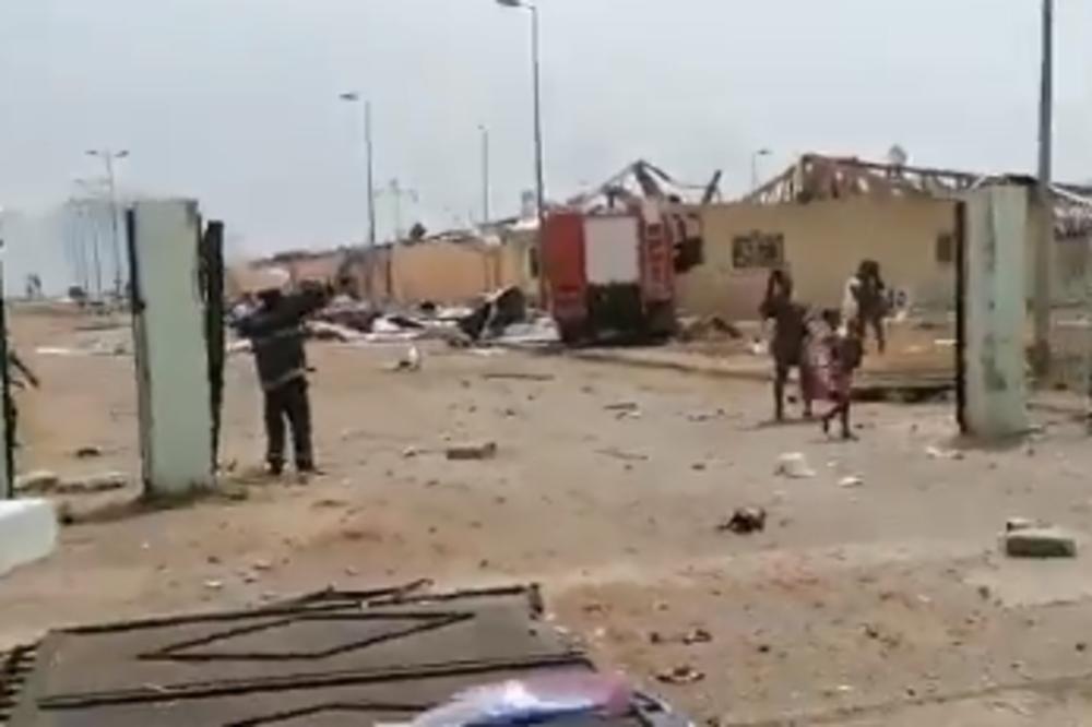 EKSPLODIRALO VOJNO SKLADIŠTE U EKVATORIJALNOJ GVINEJI: Bolnice prepune ranjenika, oko baze zbrisane sve kuće! (VIDEO)