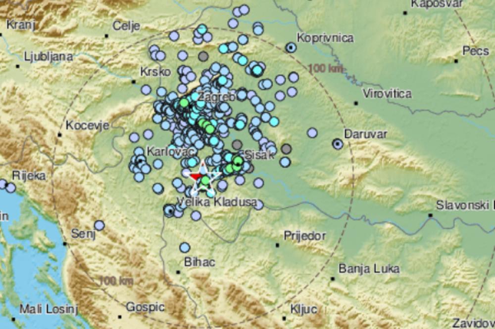 NOVI ZEMLJOTRES KOD SISKA: Potres od 3,6 stepeni se osetio i u Zagrebu