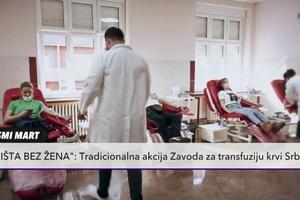 NIŠTA BEZ ŽENA! Kurir televizija u Zavodu za transfuziju proverila KOLIKO ŽENA godišnje da krv (KURIR TELEVIZIJA)