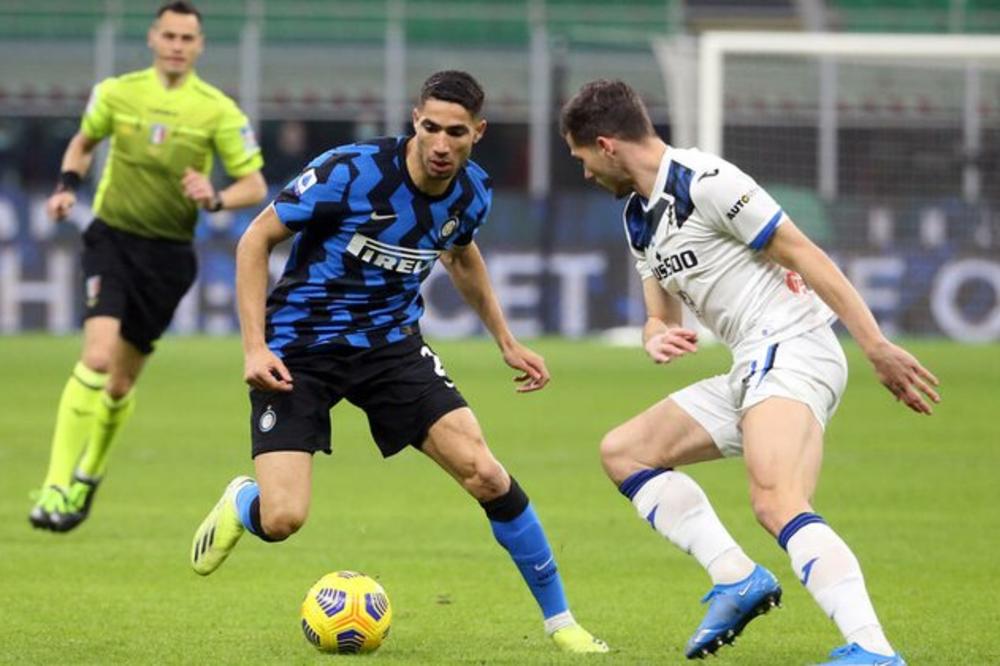 NEROAZURI HITAJU KA TITULI: Inter pobedio Atalantu u derbiju i opet umakao Milanu i Juventusu! VIDEO