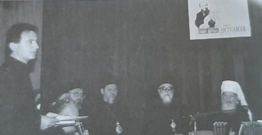 Ljubomir Ranković (levo) i patrijarh Pavle u Glasu crkve 1995. godine 