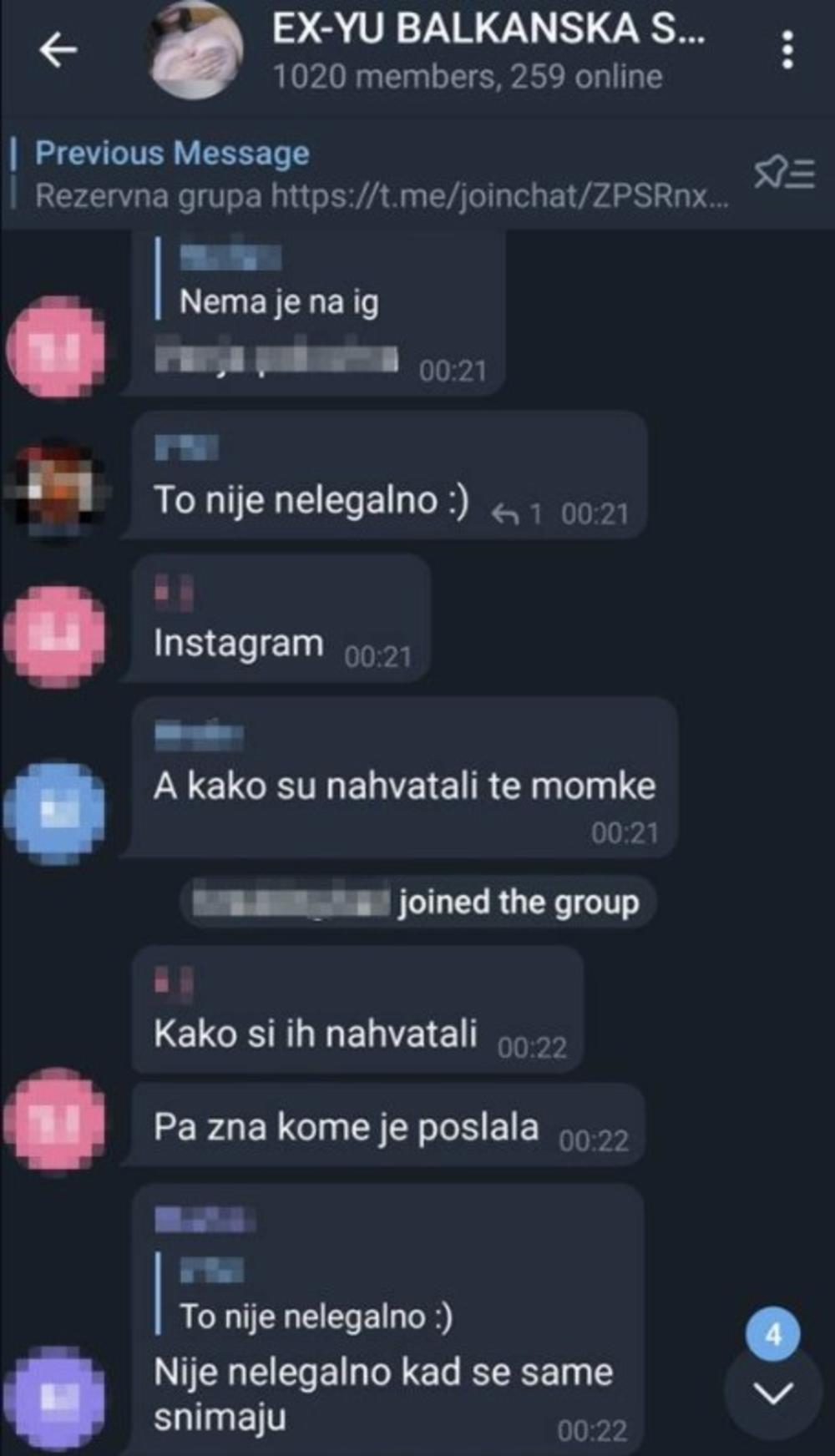 Telegram, pornografija