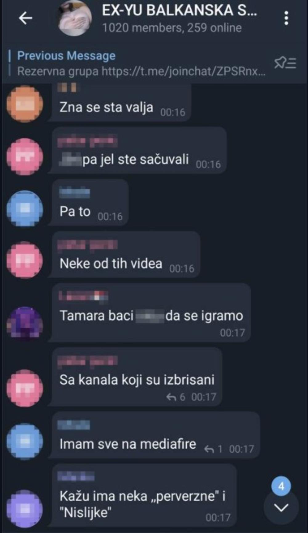 Telegram, pornografija