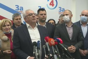 ANDRIJA MANDIĆ PROGLASIO POBEDU: Milo je posle 20 godina vlasti u Nikšiću poražen ORE SE PESME U SEDIŠTU SRPSKE KOALICIJE (VIDEO)
