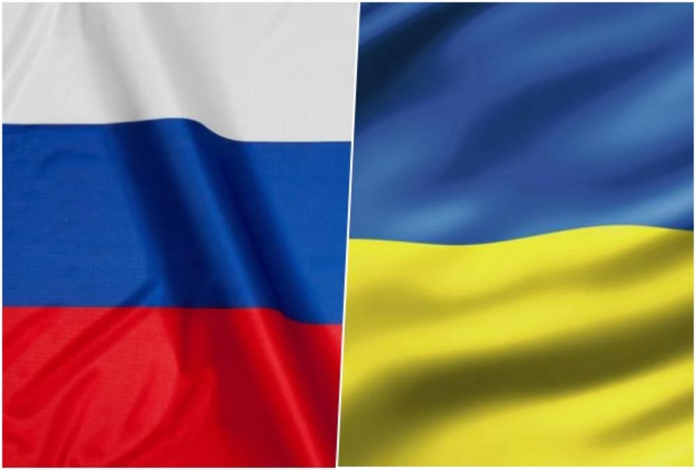 Zastava Ukrajine, Zastava Rusije