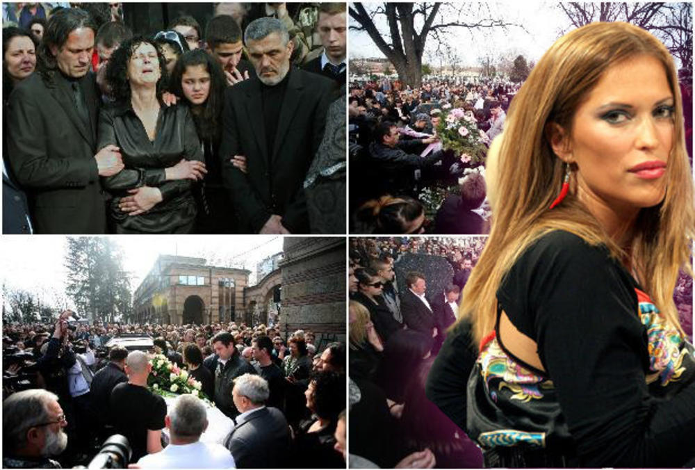 Ksenija Pajcin, sahrana