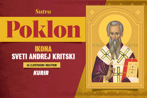 OBELEŽAVAMO POČETAK VASKRŠNJEG POSTA! Kurir sutra poklanja ikonu Sveti Andrej Kritski sa zlatotiskom i molitvom
