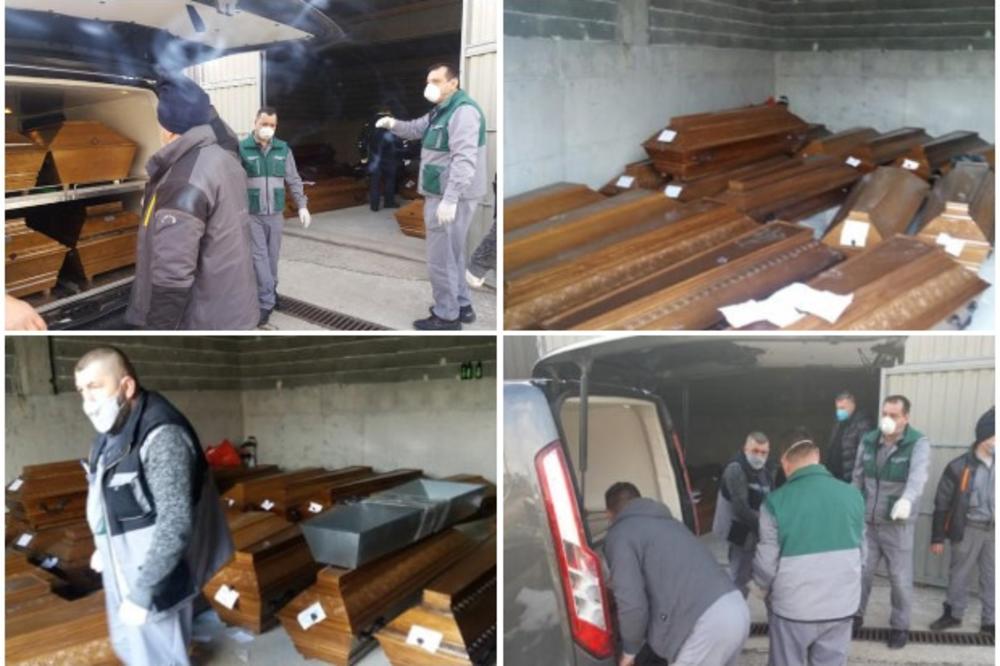 ZA SAHRANE VIŠE NEMA MESTA: Radnici pogrebnog preduzeća u Sarajevu jasno vide razmere tragedije zbog korone! (FOTO)