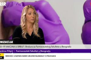 PROFESORKA FILIPIĆ: Sve vakcine protiv kovida koje su dostupne u Srbiji su efikasne i štite od težih oblika bolesti kovid-19