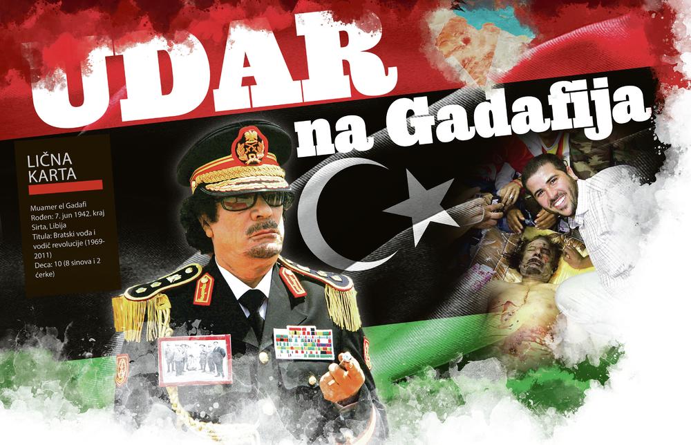 Moamer Gadafi, Arapsko proleće