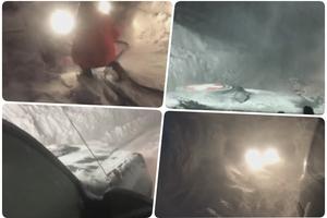 DRAMA NA GOLIJI! POGLEDAJTE IZVLAČENJE PUTNIKA IZ SNEŽNIH SMETOVA: Auto bio zatrpan, borba sa snegom trajala 2 sata (VIDEO)