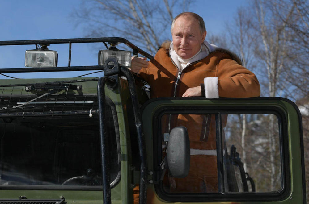 Vladimir Putin, Sibir, odmor