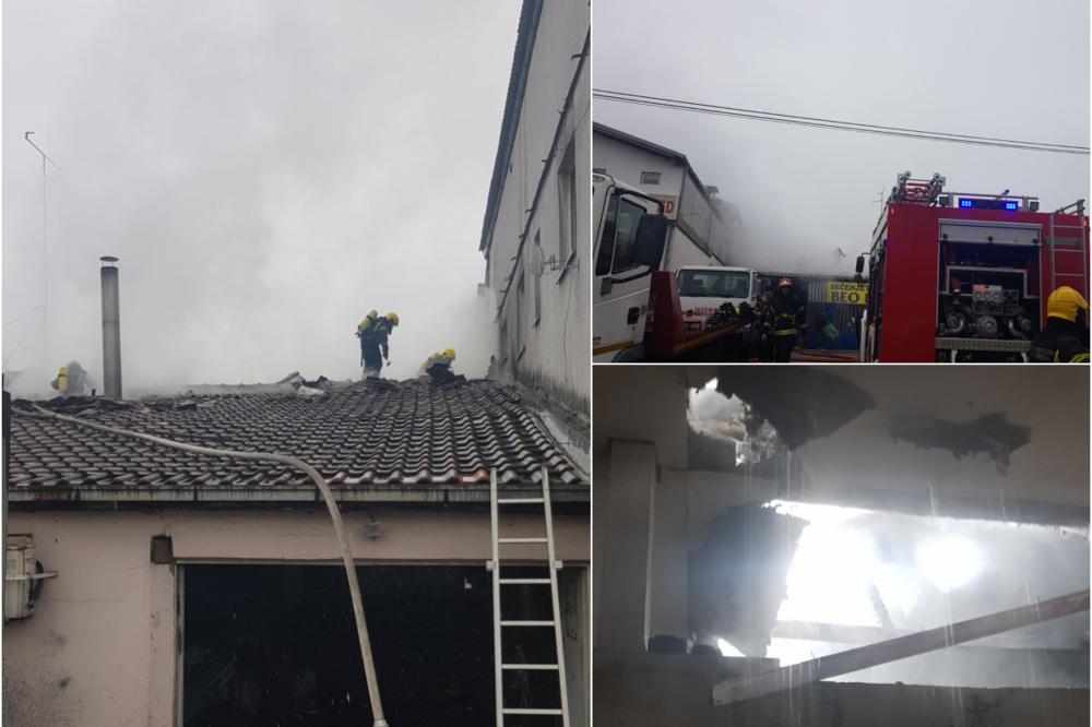 POŽAR U RAKOVICI: Plamen zahvatio pogon nameštaja, na lice mesta poslato 28 vatrogasaca FOTO, VIDEO
