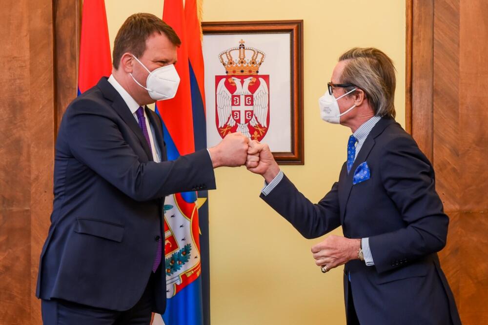 Mirović primio generalnog sekretara Saveznog ministarstva za evropske i međunarodne poslove Austrije