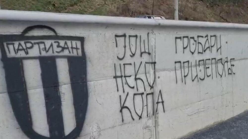 grobari, grafiti, Prijepolje