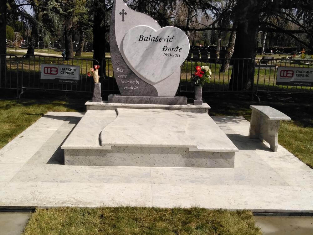 Đorđe Balasevic, groblje, grob