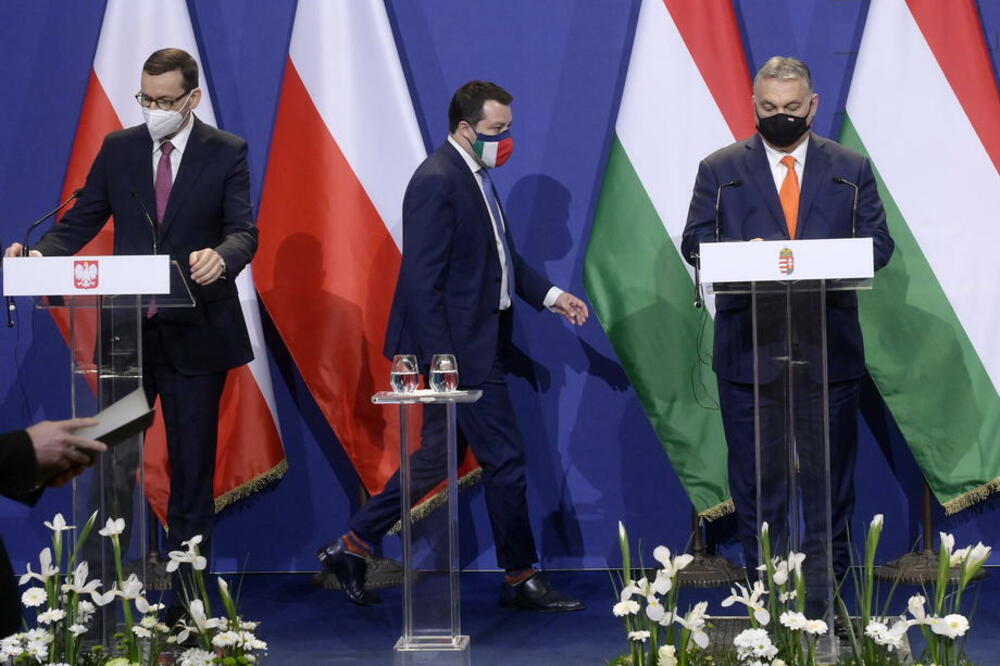 Viktor Orban, Mateuš Moravijecki, Mateo Salvini