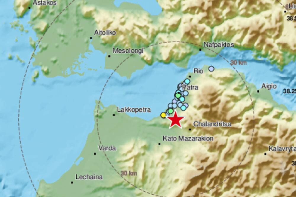 TRESE SE GRČKA: Šest slabijih potresa praćenih ZAGLUŠUJUĆOM BUKOM pogodilo grad Patras