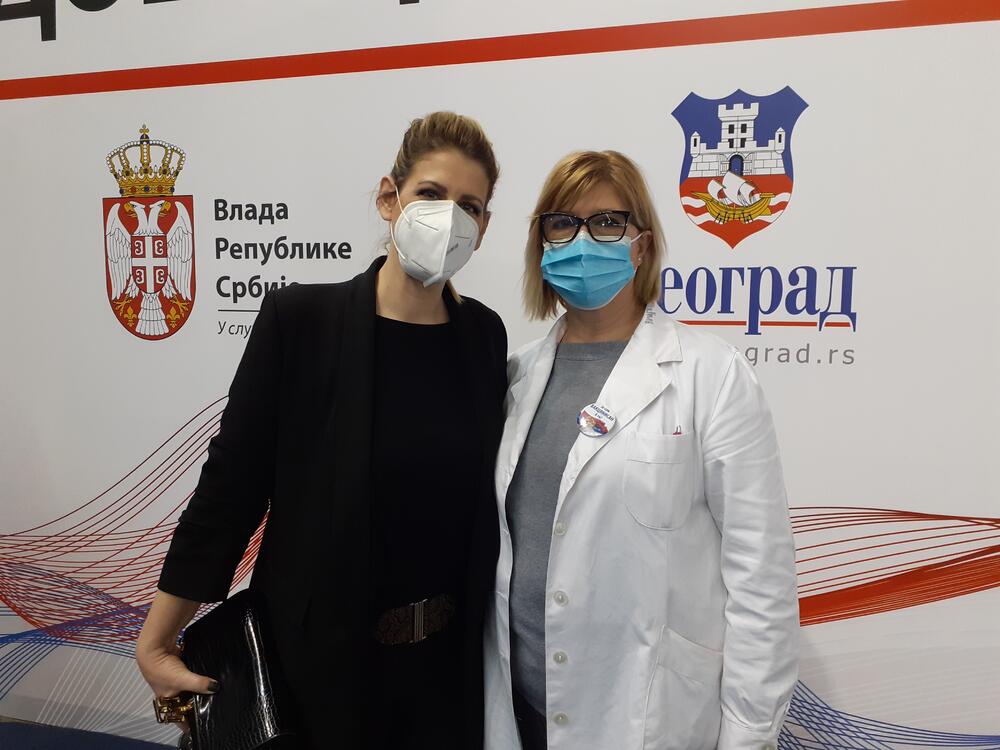 Marija Nikšić i Dr Dragana Milošević