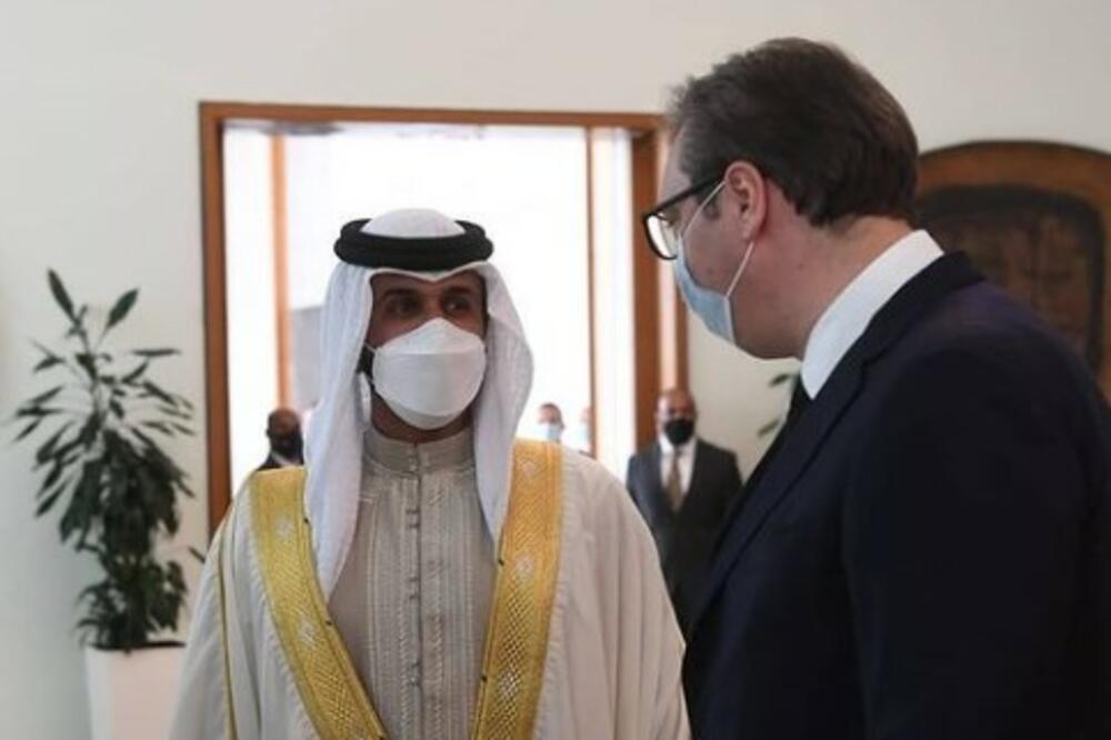 ZAVRŠEN SASTANAK: Vučić razgovarao izaslanikom kralja Bahreina Naserom bin Hamadom bin Isom Al Kalifom