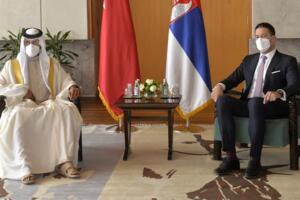 Ministar Udovičić sa šeikom Naserom bin Hamadom Al Kalifom – Čast i privilegija je ukazati gostoprimstvo šeiku Bahreina! (VIDEO)