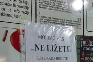 DA LI JE OVO MOGUĆE? Natpis u menjačnici u Beogradu ŠOKIRAO Srbiju, poruka sa šaltera širi se društvenim mrežama! (FOTO)